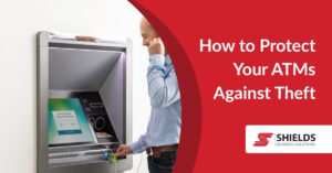 Man at atm machine