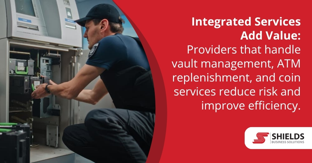 Integrated cash transit services add value